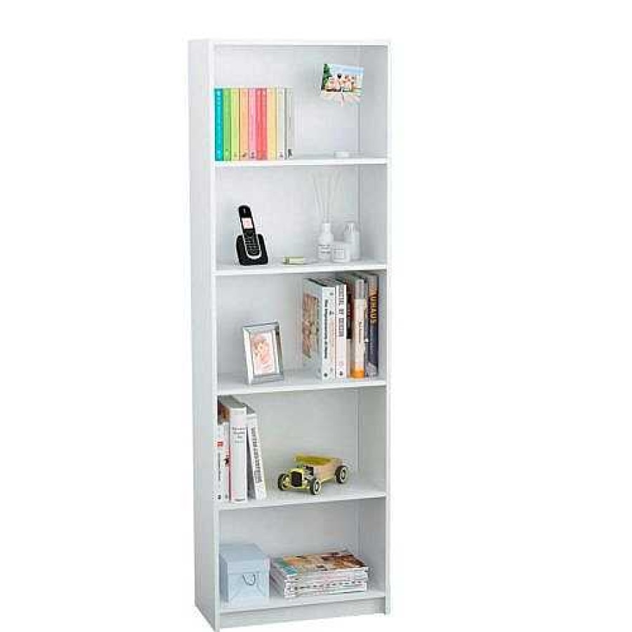 Biblioteca De 1.80 De 60 Cm C/5 Estantes 60 X 1.80 X 30 6005 | El mundo del mueble Hot