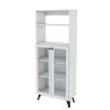 Organizador Boho 152 Estante Y Dos Puertas Traslucido Blanco Bh152 Centroestant | El mundo del mueble Clearance