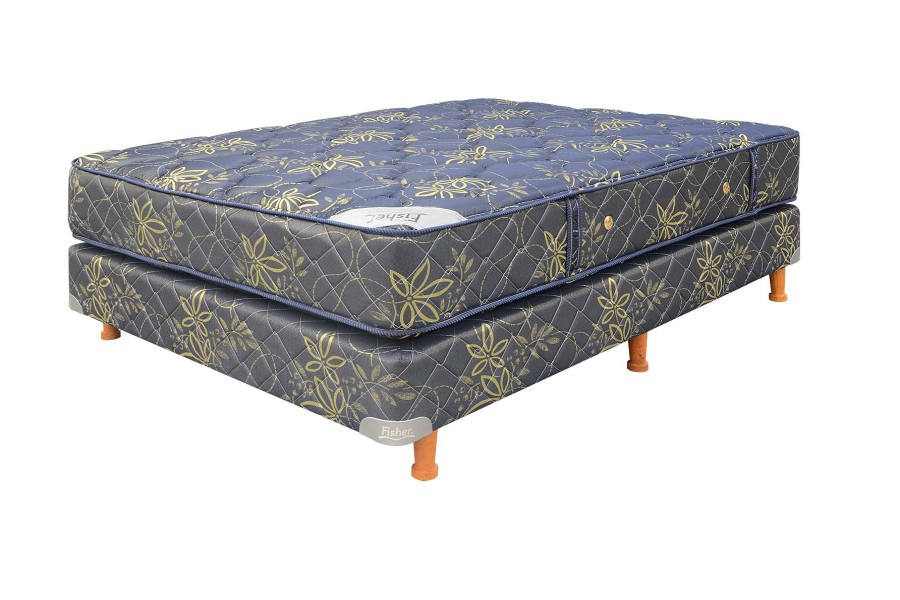 Conjunto De Sommier Fisher Olimpic 80 X 1.90 (Una Plaza) | El mundo del mueble Online