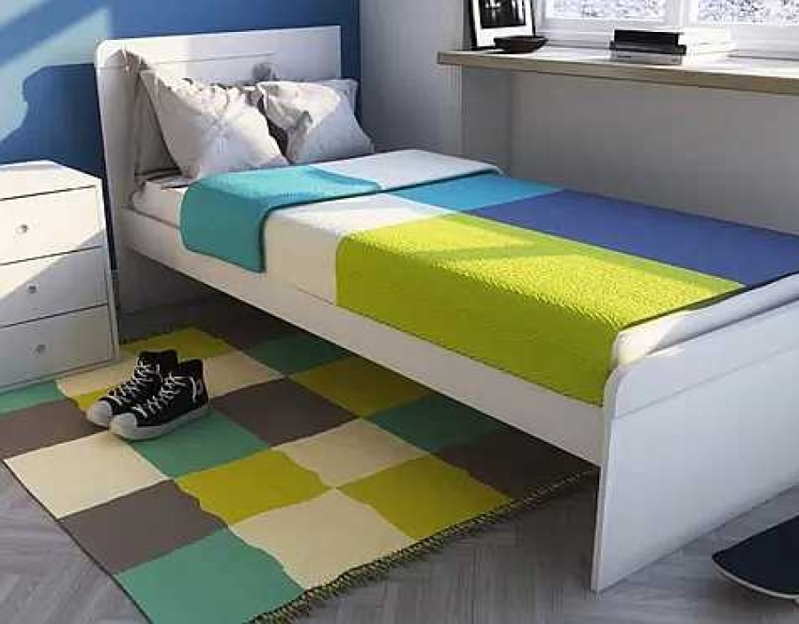 Cama 1 Plaza Helsinki/Blanco 1701-Hb | El mundo del mueble Online